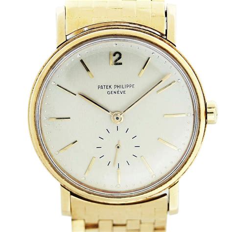 vintage patek philippe 18k yellow gold bezel watch 33mm|Patek Philippe ellipse vintage.